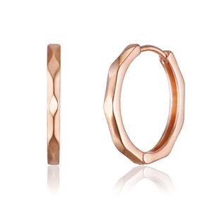 14K 컷팅 링 귀걸이(gold plated) ELGPEE514