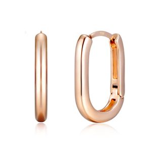 14K GF 슬림U 링 귀걸이 ELGPEE488