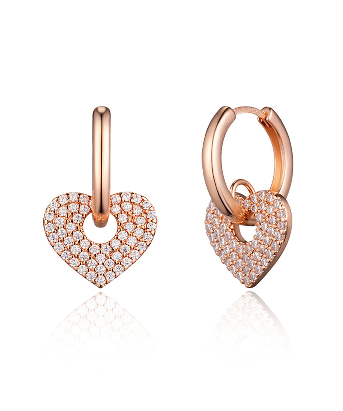 엘르주얼리(ELLEJEWELRY) 14K GF 아모르 하트 귀걸이 ELGPEE473