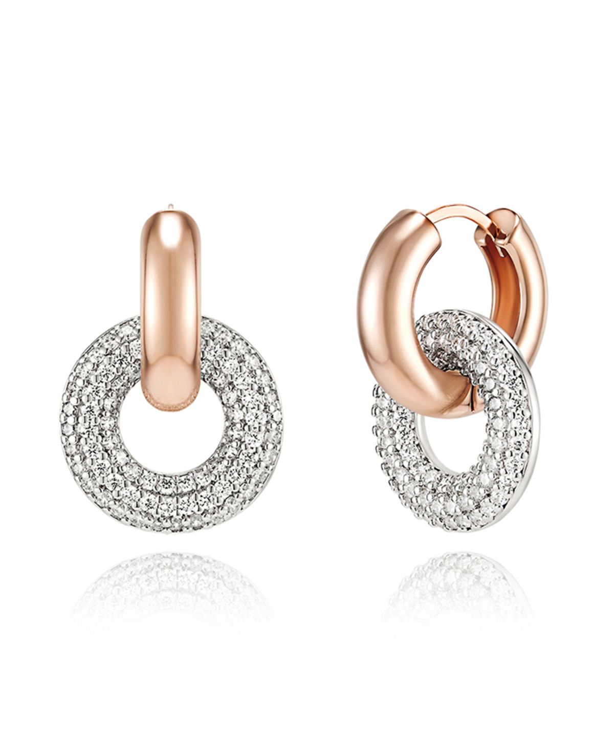 엘르주얼리(ELLEJEWELRY) 14K GF 무브 라운드 귀걸이 ELGPEE468