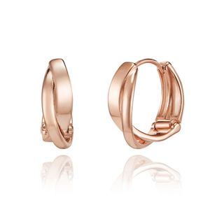 14K GF 웨이브 링 원터치 귀걸이 ELGPEE433