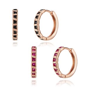 14K 컬러풀 링 원터치 귀걸이 (gold pin) ELGPEE428