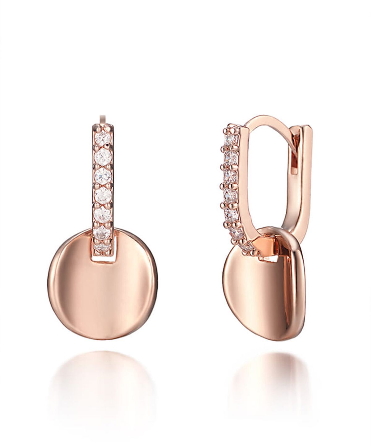 엘르주얼리(ELLEJEWELRY) 14K GF 2WAY 코인 원터치 귀걸이 ELGPEE202