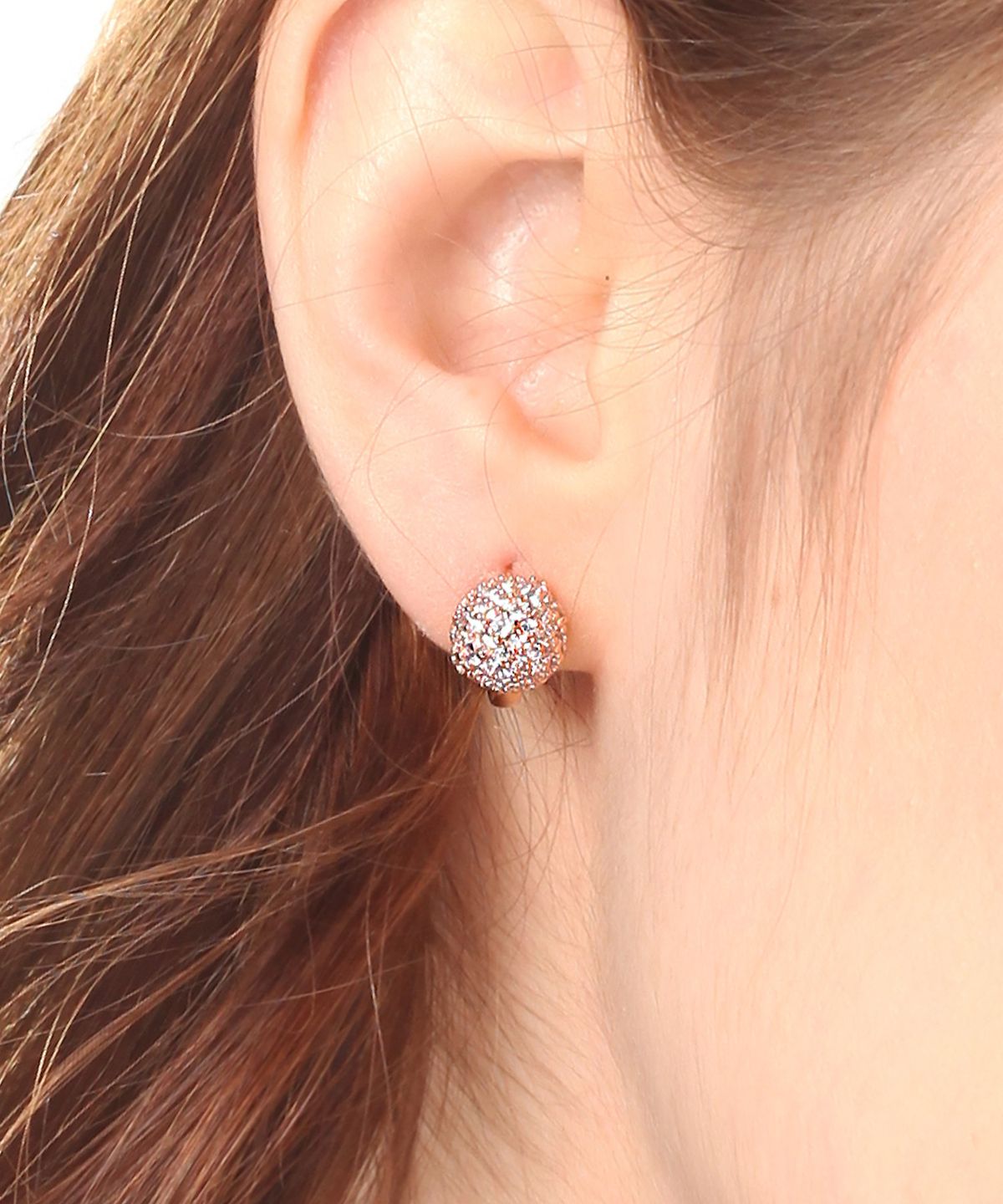 엘르주얼리(ELLEJEWELRY) 14K GF 미러볼 원터치 귀걸이 ELGPEE118