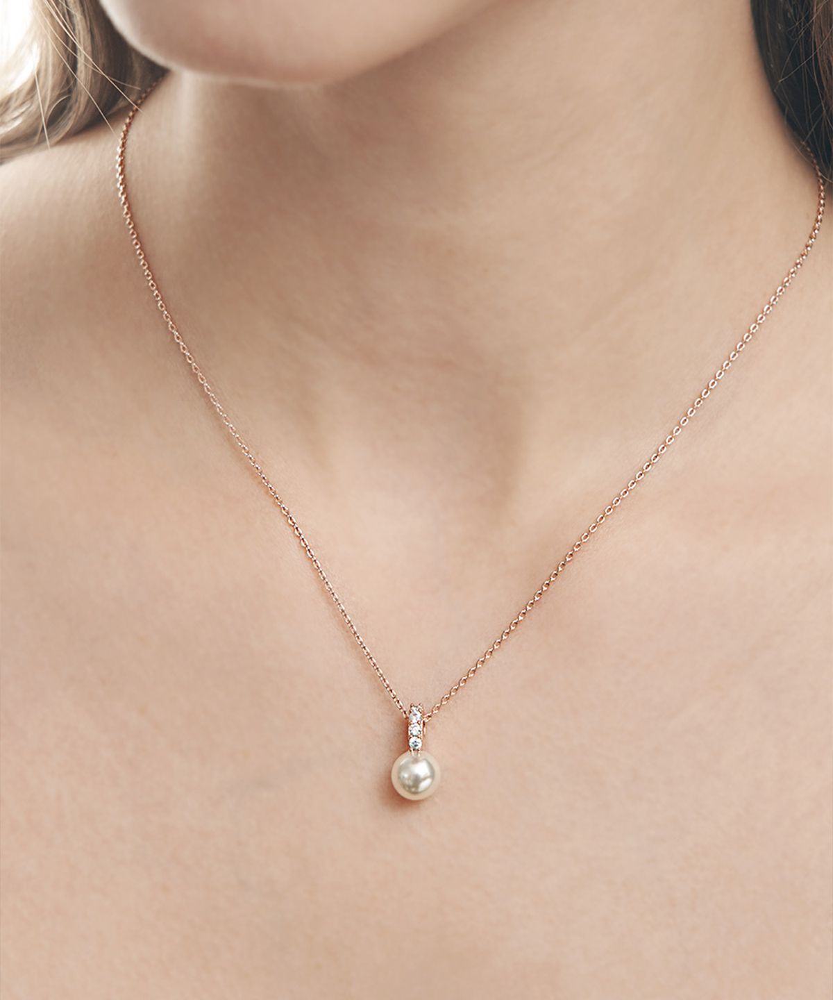 엘르주얼리(ELLEJEWELRY) 블링 진주 목걸이 ELBRNN217