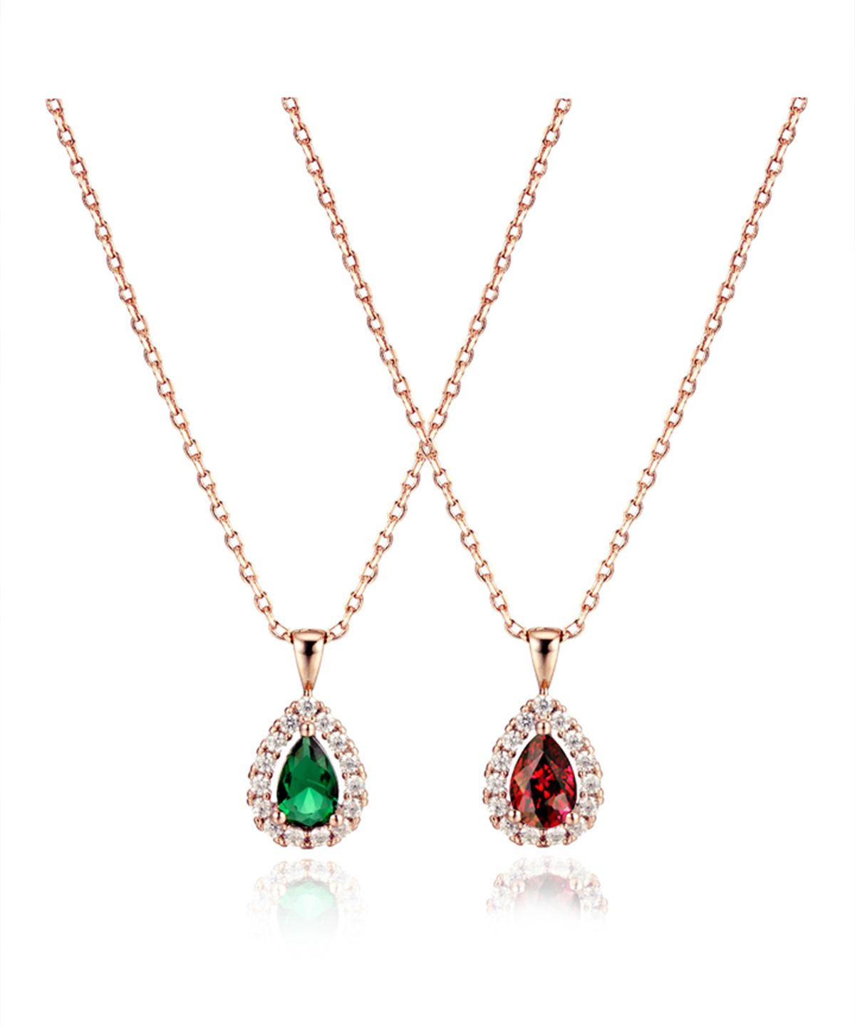 엘르주얼리(ELLEJEWELRY) 그린 티어 목걸이 ELBRNN199