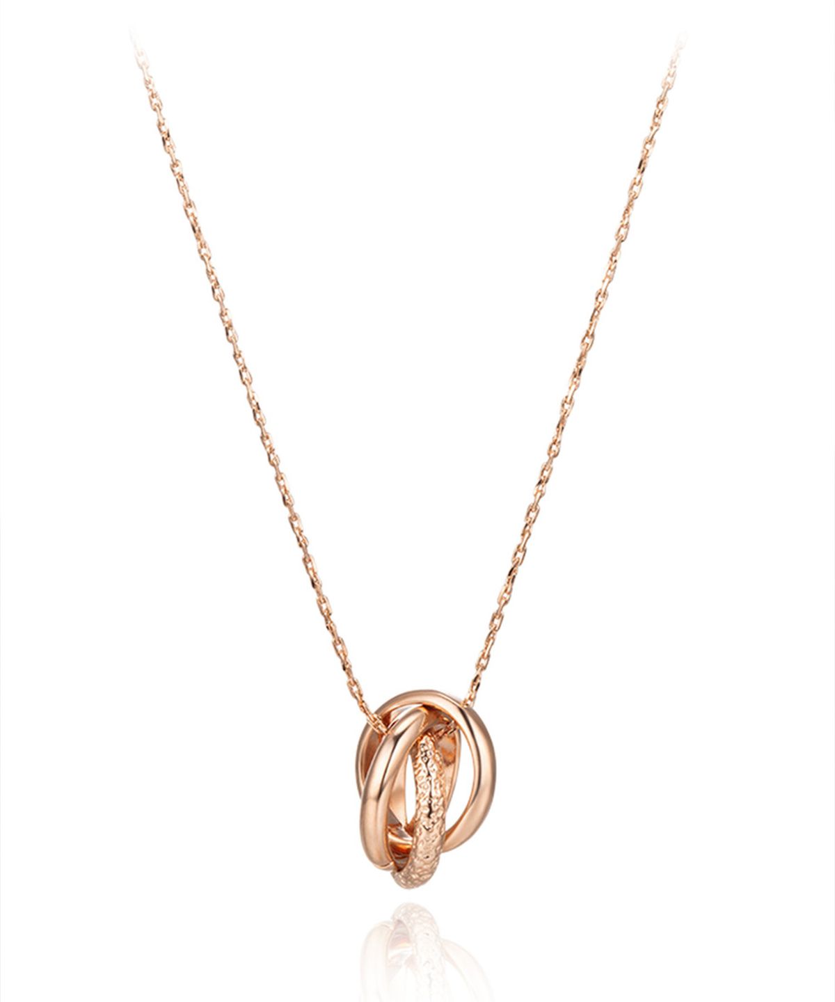 엘르주얼리(ELLEJEWELRY) 트리플 링 목걸이 ELBRNN189