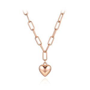 볼륨 하트 목걸이 ELBRNN195