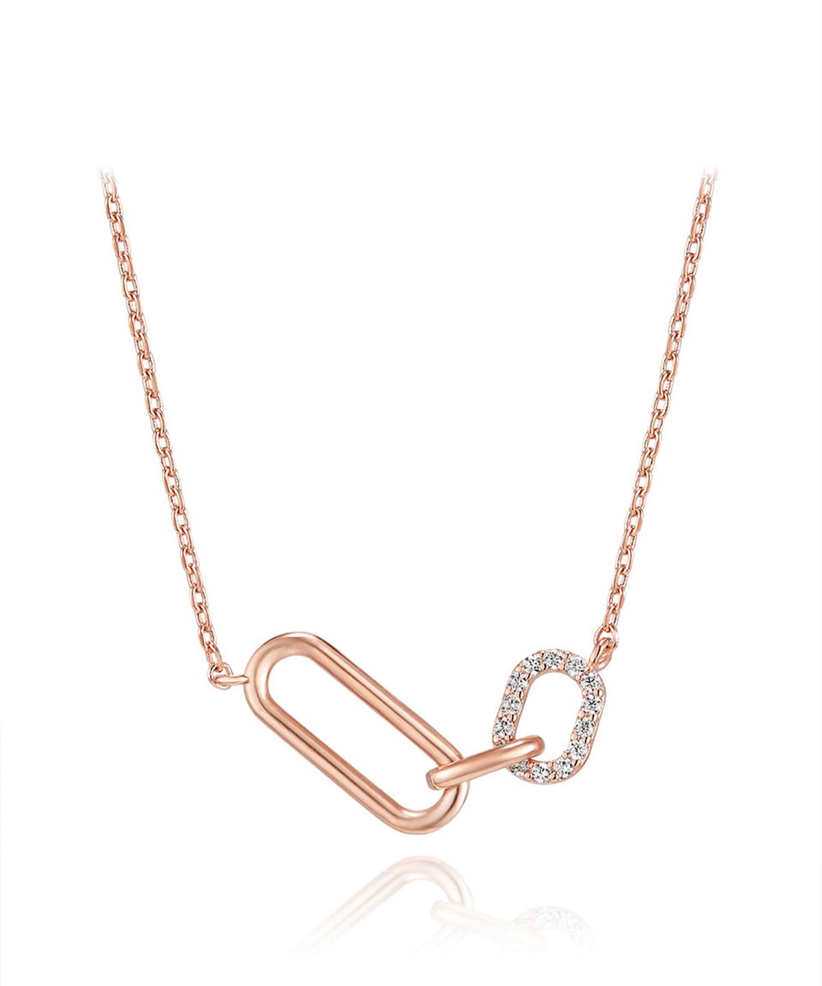 엘르주얼리(ELLEJEWELRY) 포인트 클립 드롭 목걸이 ELBRNN178