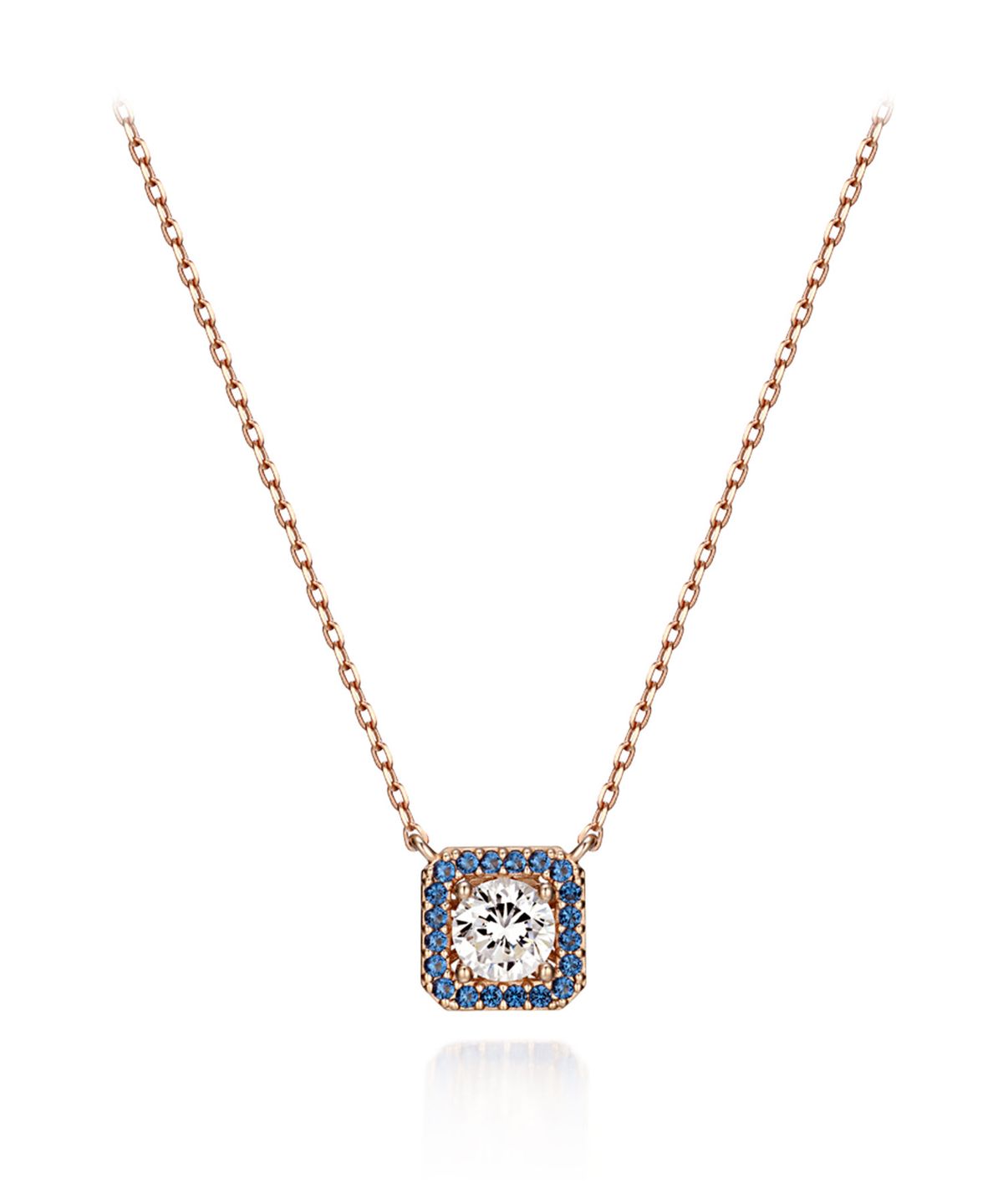 엘르주얼리(ELLEJEWELRY) 블루밍 스퀘어 목걸이 ELBRNN023