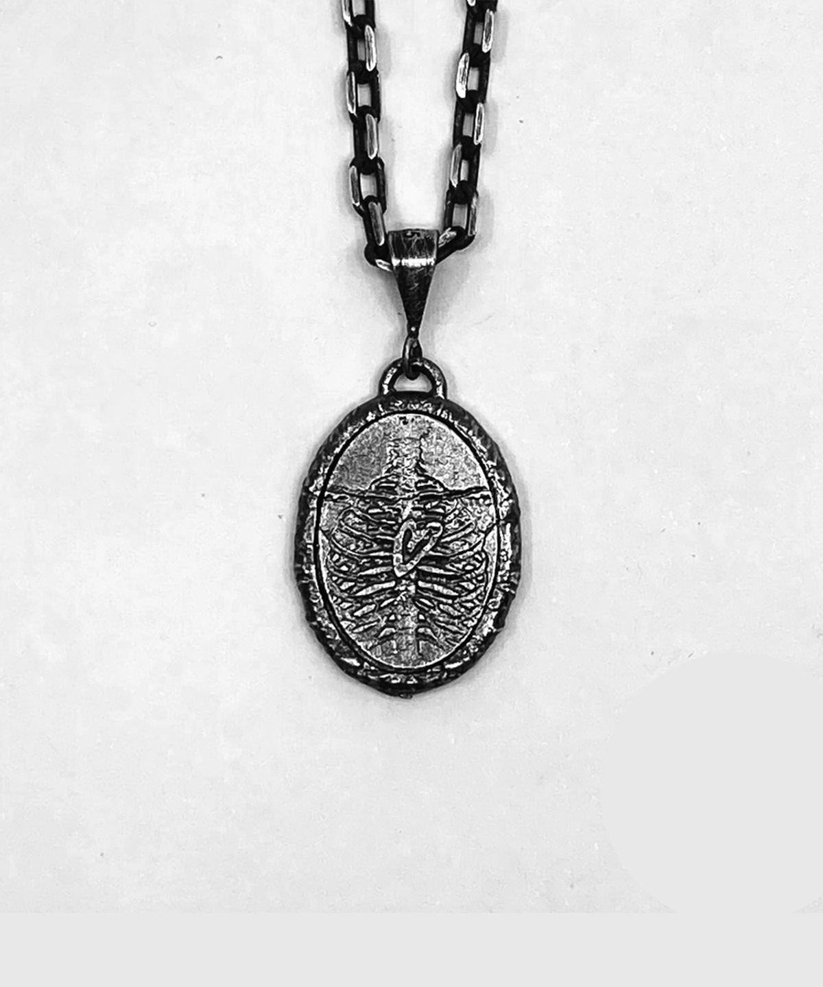외사랑(OESALANG) 925silver Protect 목걸이 Textured