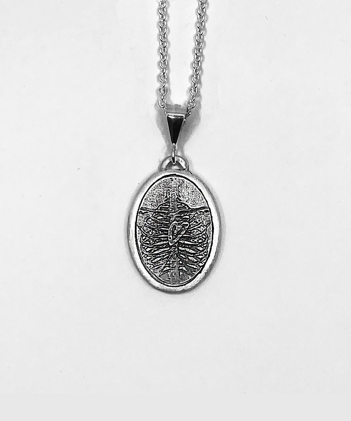 외사랑(OESALANG) CLOVER Protect 목걸이 Matte (Thin necklace)