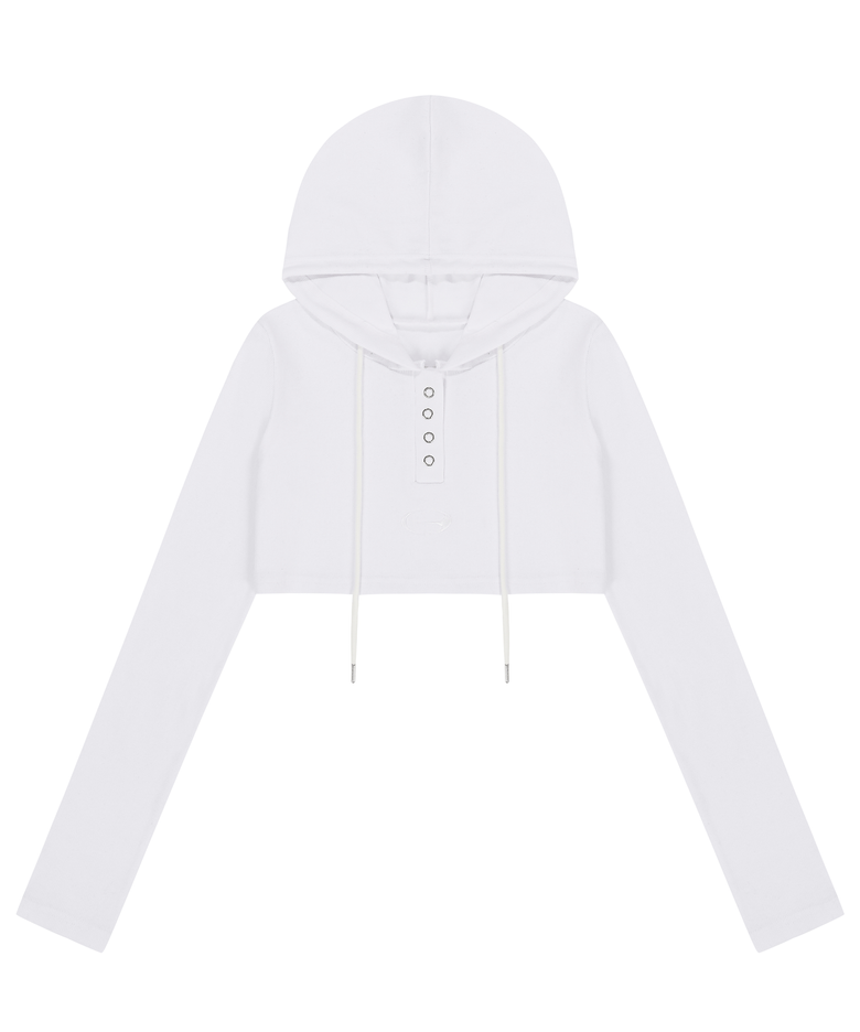 BOLERO HOODIE WHITE