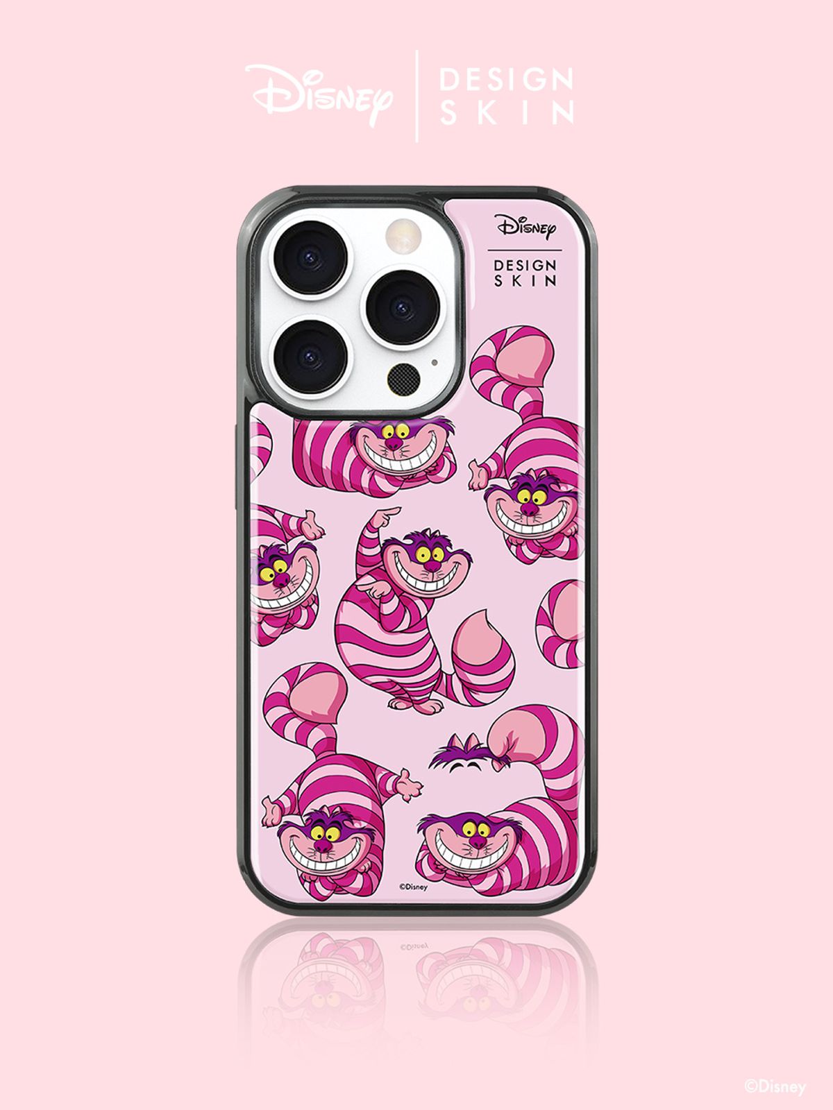 디자인스킨(DESIGNSKIN) 디즈니 에폭시 그래픽 케이스 - 패턴 체셔캣