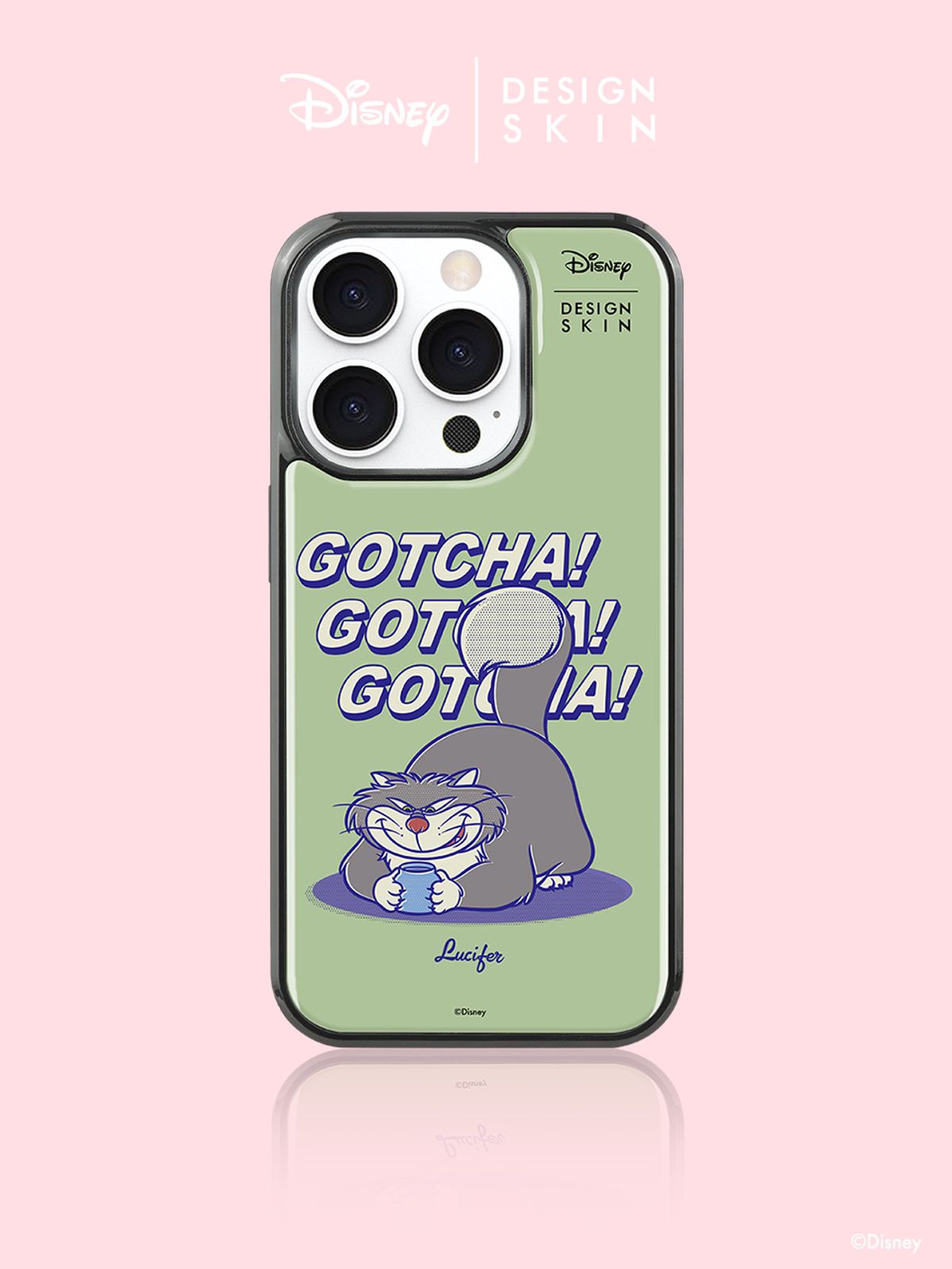 디자인스킨(DESIGNSKIN) 디즈니 에폭시 그래픽 케이스 - 갓차 루시퍼