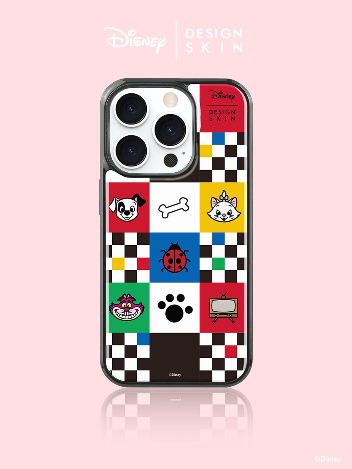 디자인스킨(DESIGNSKIN) 디즈니 에폭시 그래픽 케이스 - 믹스 모노그램