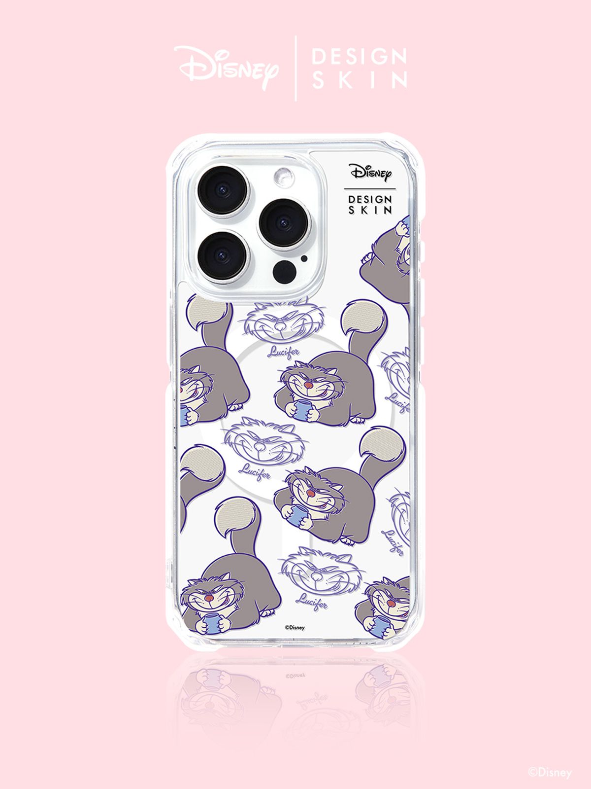 디자인스킨(DESIGNSKIN) 디즈니 맥세이프 그래픽 케이스 - 스탬프 루시퍼