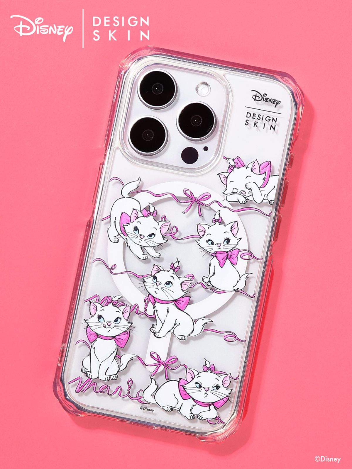 디자인스킨(DESIGNSKIN) 디즈니 맥세이프 그래픽 케이스 - 리본 마리