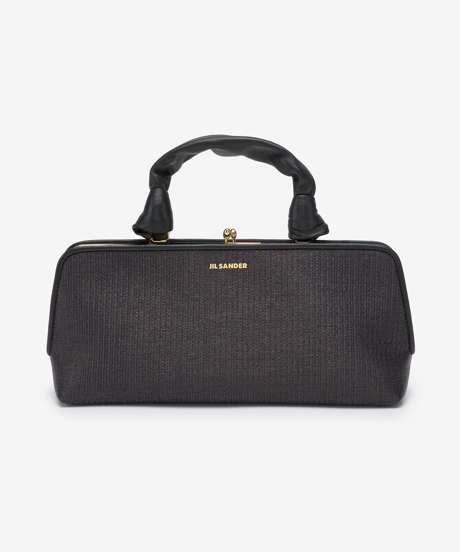 【Jil Sander】Goji Small Raffia Handbag MUSINSA | JIL SANDER Small Goji Raffia Tote Bag - Black