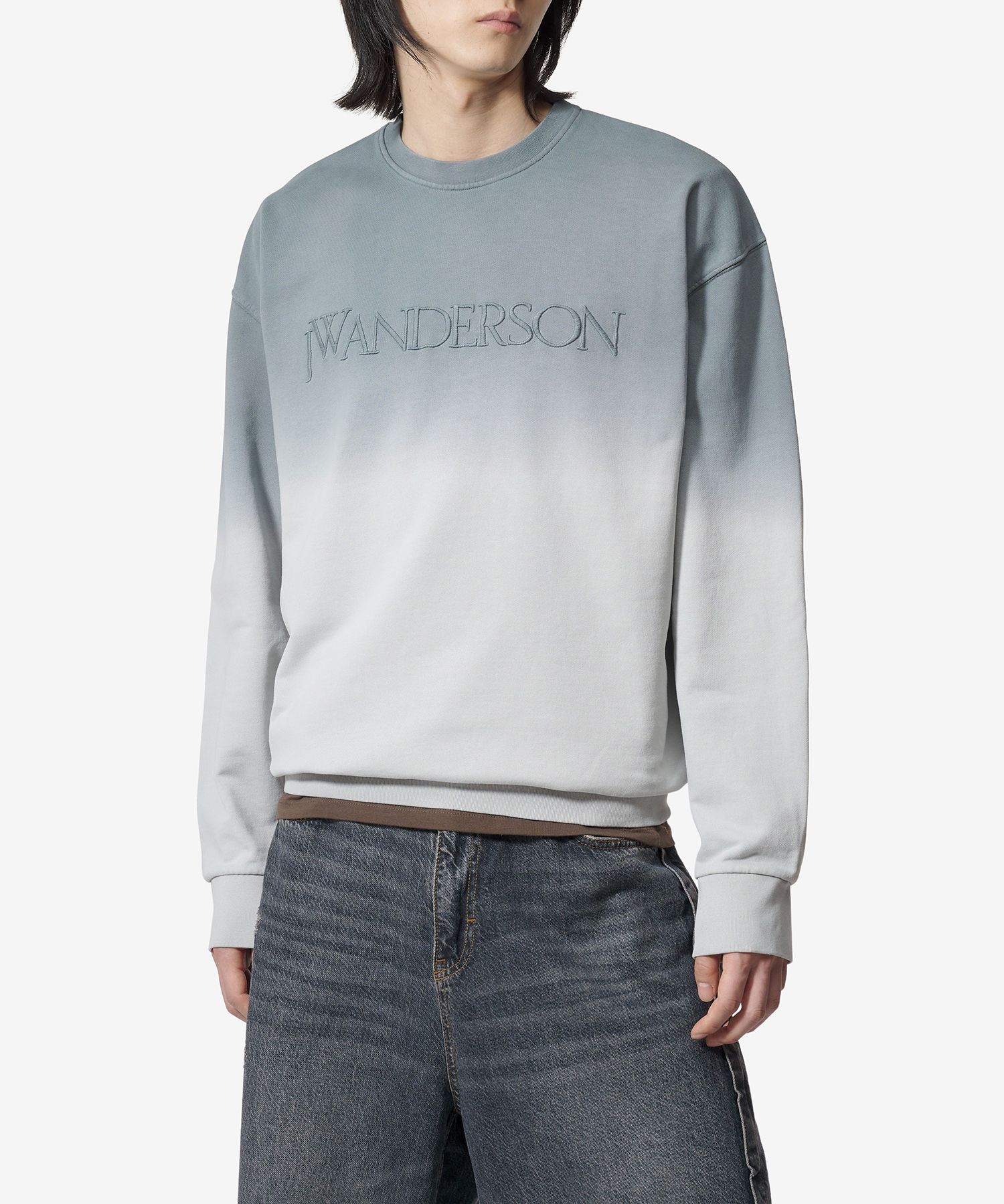 スウェット・トレーナー J W ANDERSON 'Gradient' sweatshirt JW Anderson logo-embroidered Gradient Sweatshirt | パープル