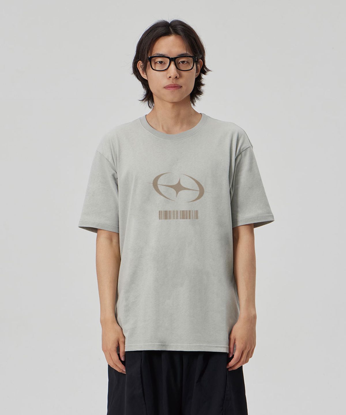 메이킷투(MAKEITTO) [FLASH BARCODE] CREW NECK TEE_MINT