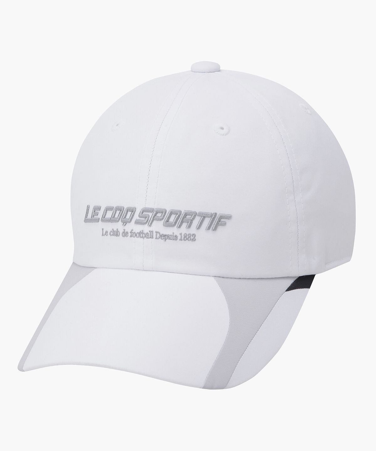 르꼬끄(LECOQ) 풋볼 블록코어 볼캡 화이트(QP323ACP84)