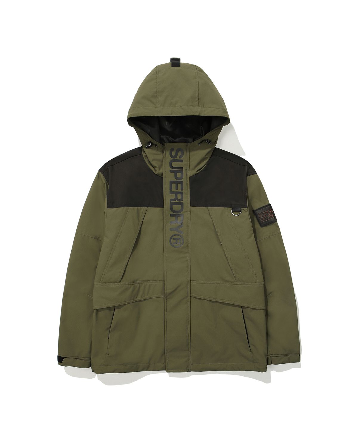 슈퍼드라이(SUPERDRY) 시그니처 윈드치터 자켓 카키