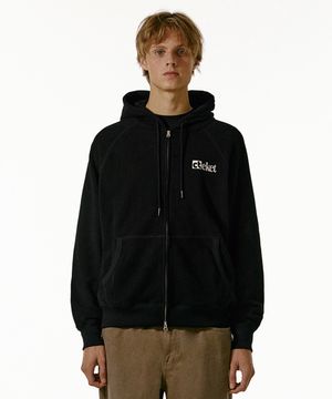 Plan Zip-Up Hoodie Black