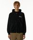 Plan Zip-Up Hoodie Black