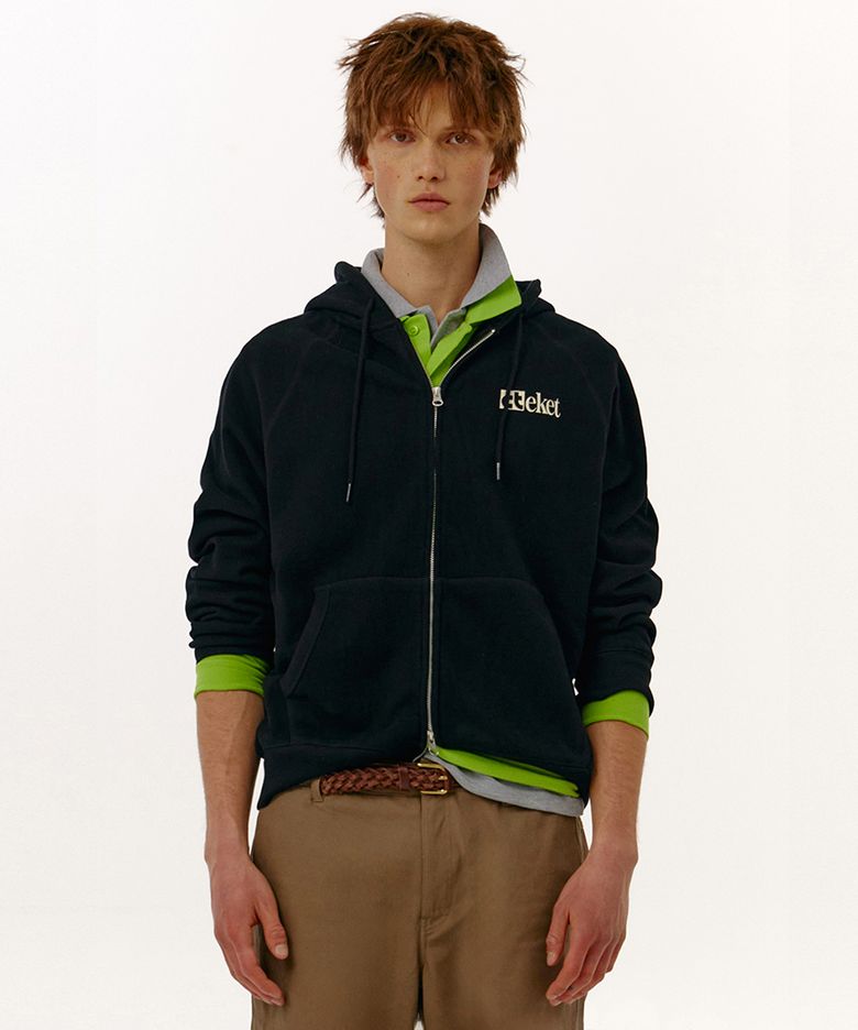 Plan Zip-Up Hoodie Black