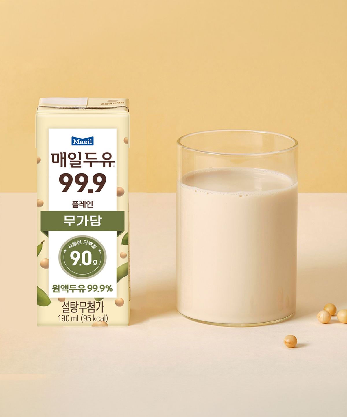 매일두유(MAEILSOYMILK) 매일두유 99.9 플레인 190ml 24팩