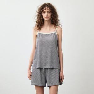 솔레이 스트라이프 끈나시 잠옷세트