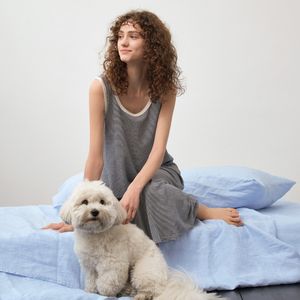 솔레이 스트라이프 나시 원피스 잠옷