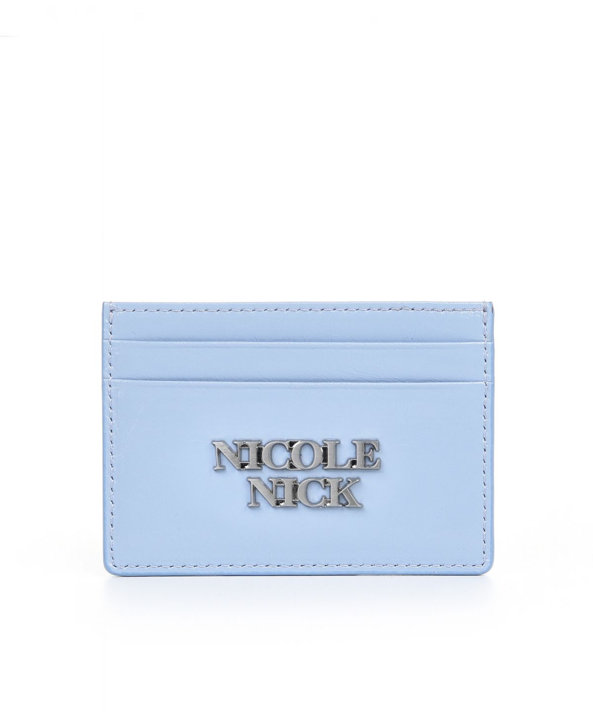 닉앤니콜(NICK&NICOLE) VINTAGE LEATHER SOFT CARD WALLET_SKY BLUE