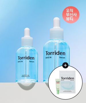 [SET] 다이브인 저분자 히알루론산 세럼 75ml+40ml (+시카컨트롤세럼 10ml+멀티패드 10매입)