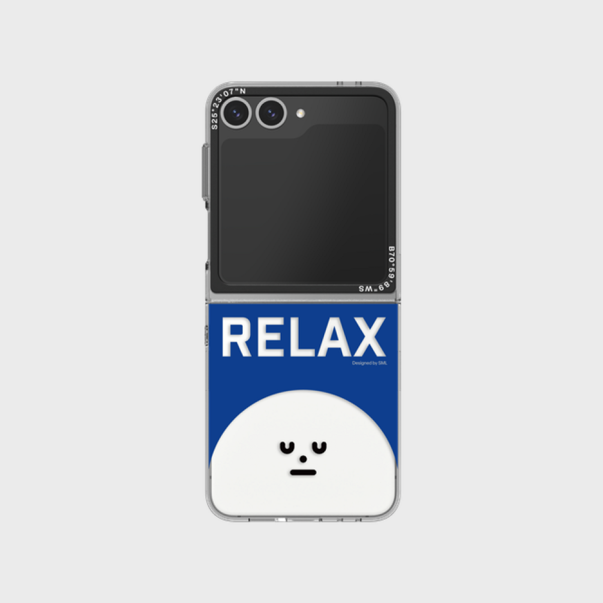 에스엘비에스(SLBS) 스티키몬스터랩 릴렉스 슬림 임프레션 케이스 for Galaxy Z Flip6