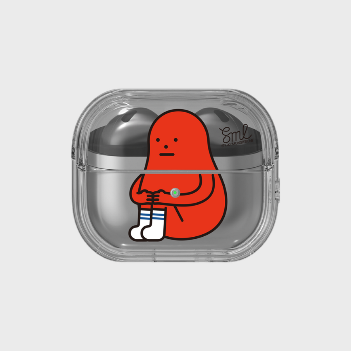 에스엘비에스(SLBS) 스티키몬스터랩 레드몬 클리어 커버 for Galaxy Buds3 Pro