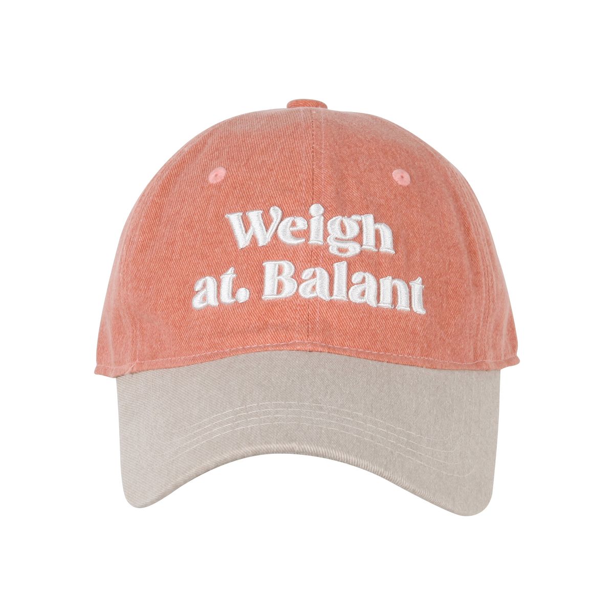 발란트(BALANT) 2-Tone Washed  Ball Cap [Orange]