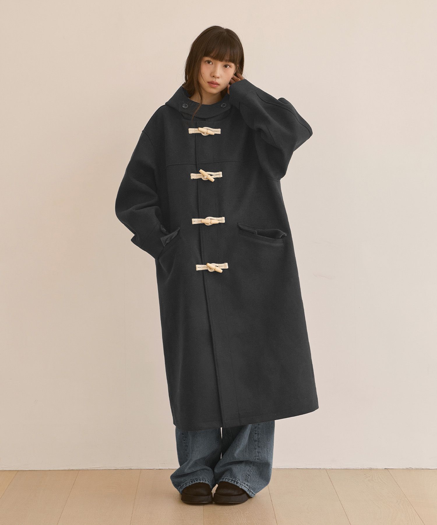 MUSINSA公式 | URBANDTYPE Heated Wool Melton Duffle Coat (Wool 61)_