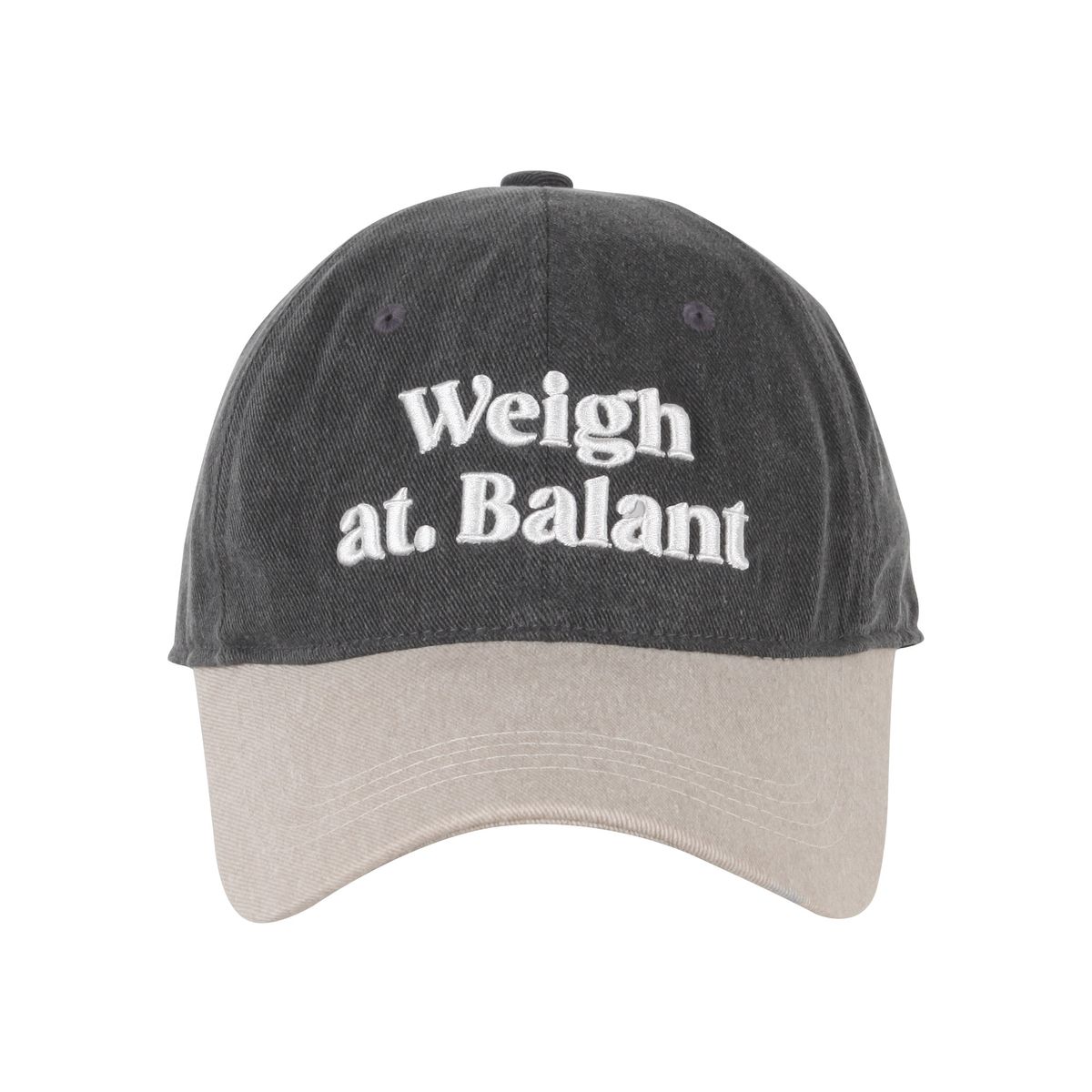 발란트(BALANT) 2-Tone Washed  Ball Cap [Charcoal]