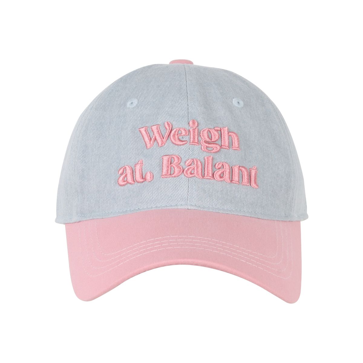 발란트(BALANT) Denim Embroidery Ball Cap [Pink]