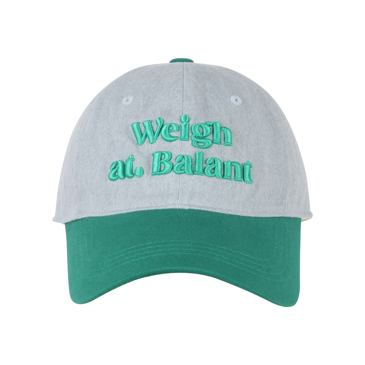 발란트(BALANT) Denim Embroidery Ball Cap [Green]