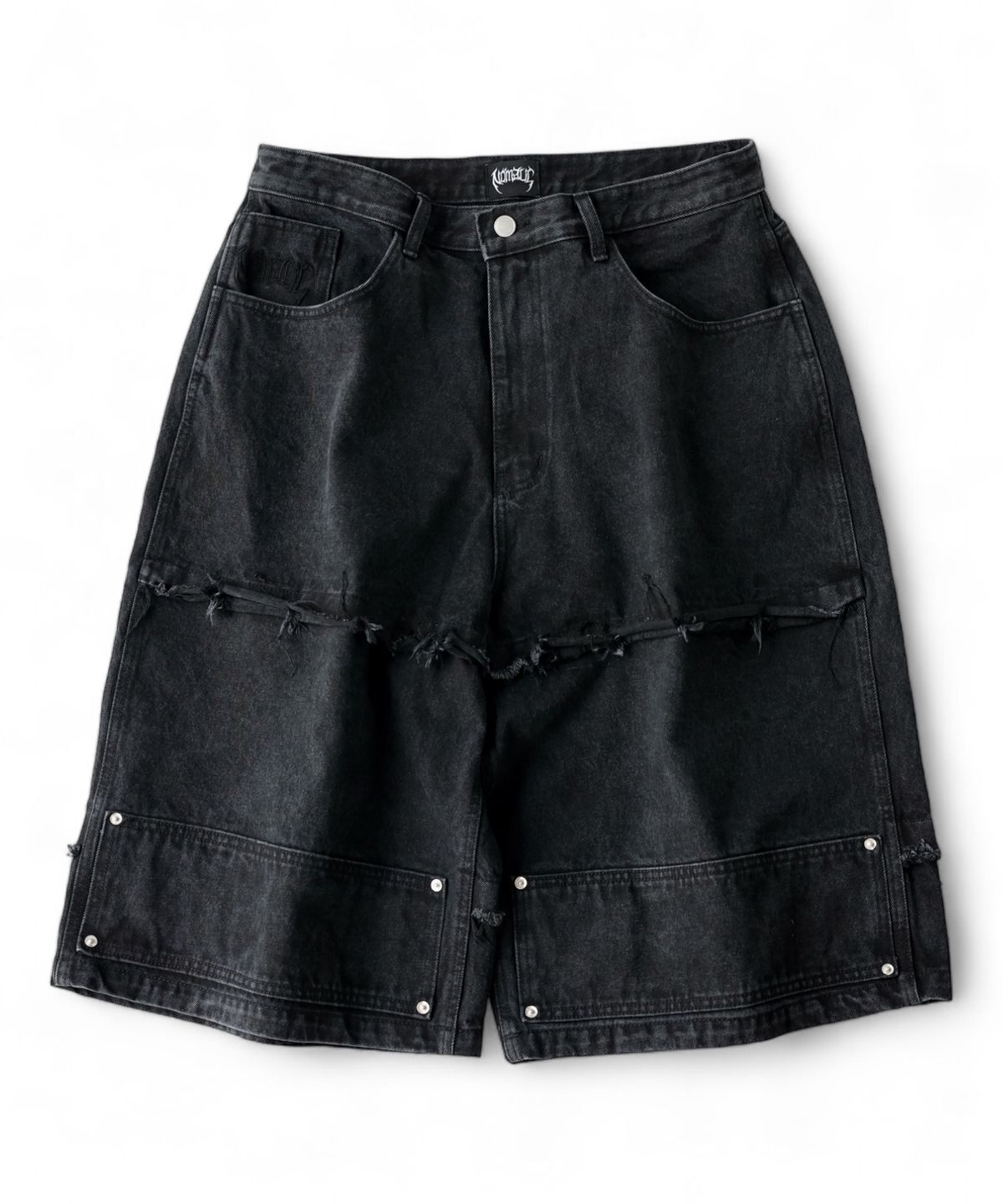 노말릭(NOMALIC) Fenrir Bermuda Pants - Washed Black