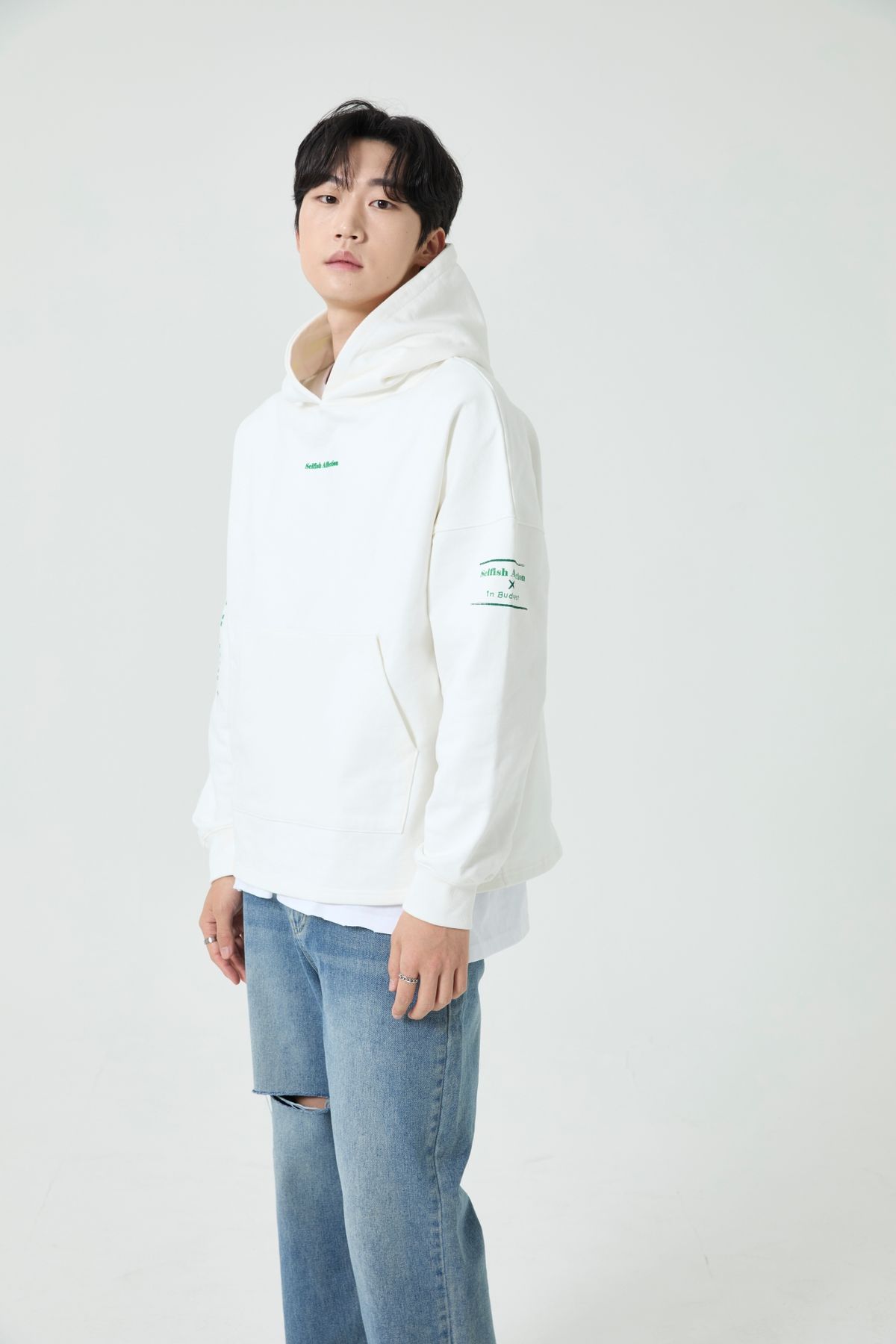 셀피시어펙션(SELFISHAFFECTION) BUD Hoodie (Off-White)