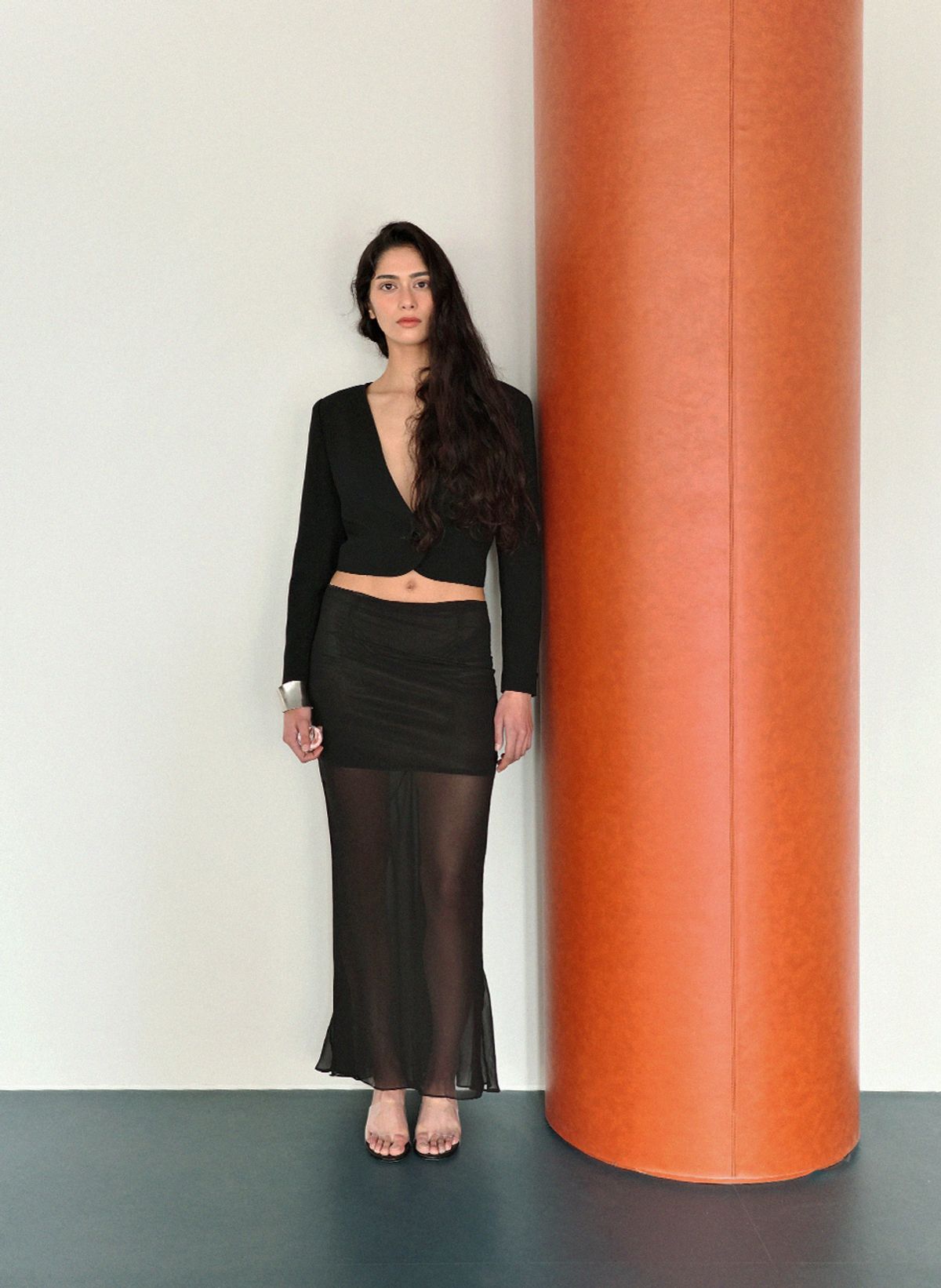 디파블로(D.PABLO) mermaid black skirt