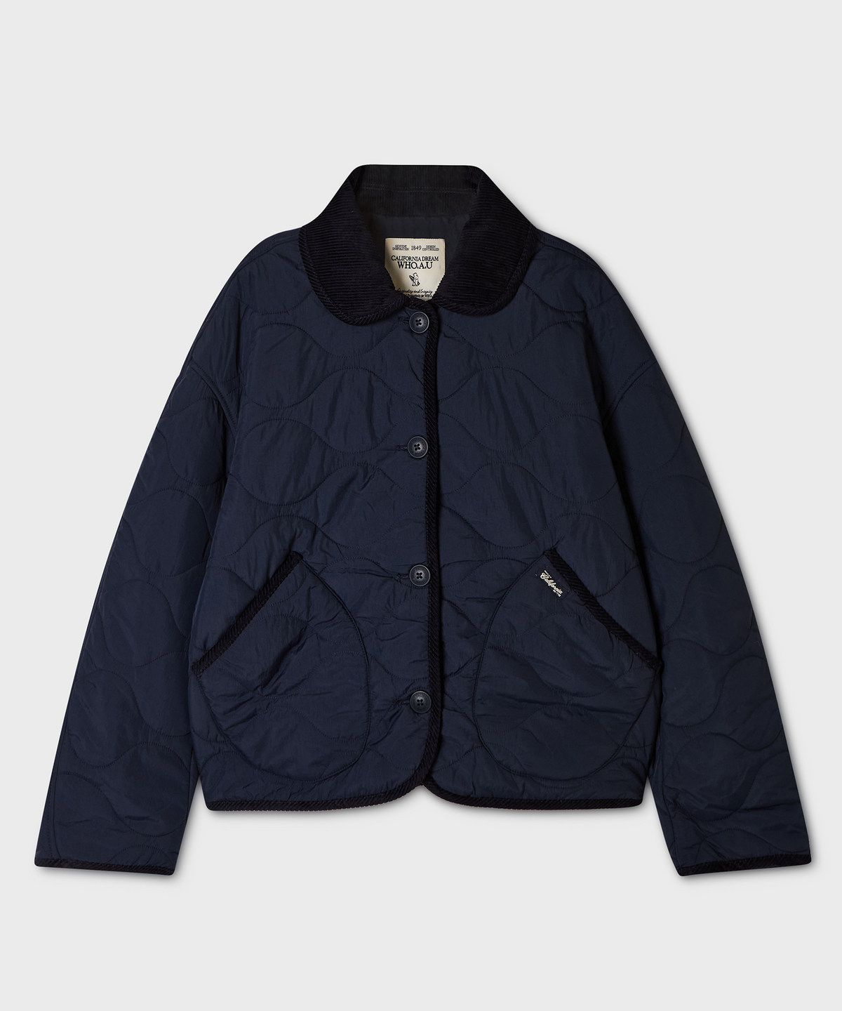 후아유(WHO.A.U) Collar Quilting Jacket / WHJJG4924F