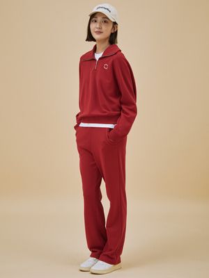 여성) 소프트테리 스트레이트 팬츠_PHE3PT2008