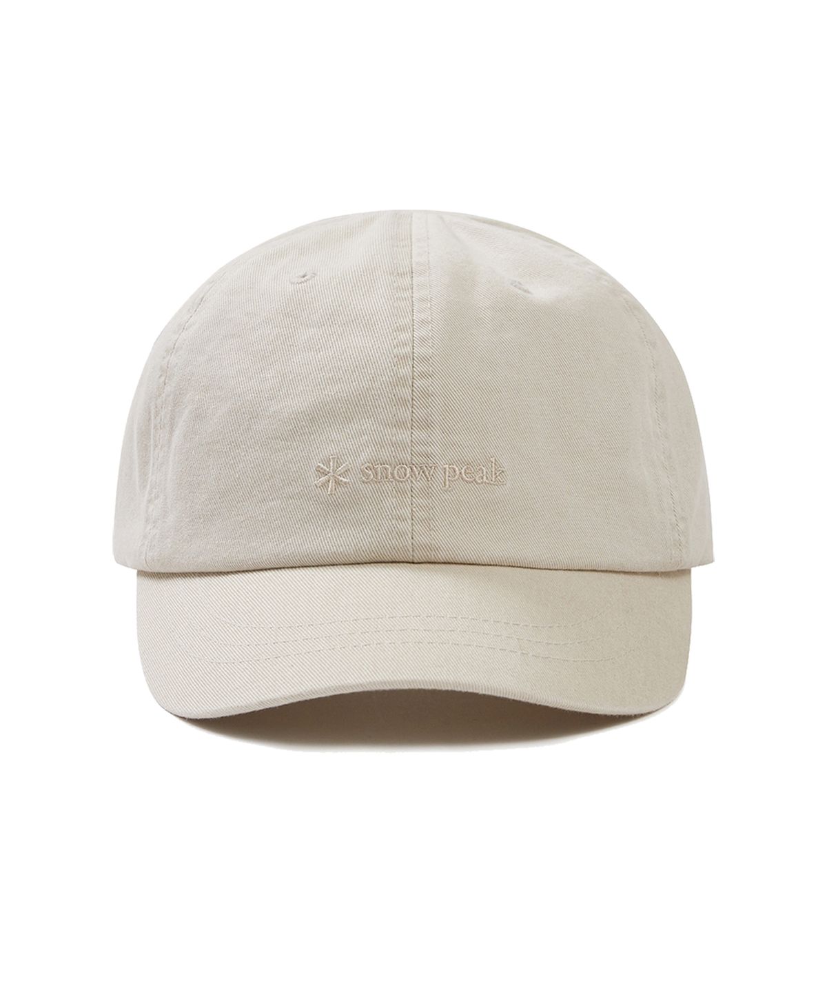 스노우피크 어패럴(SNOWPEAK APPAREL) 클랜드 숏챙 볼캡 (S24FUDBC31) Light Beige