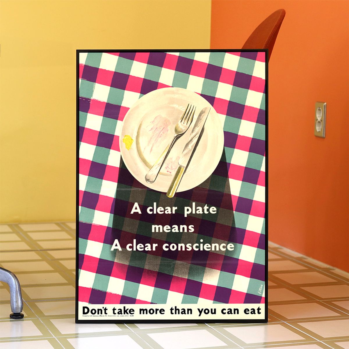 아트밀(ARTMILL) 빈티지 캐릭터 팝아트 포스터액자 33종 - P47 Clear Plate