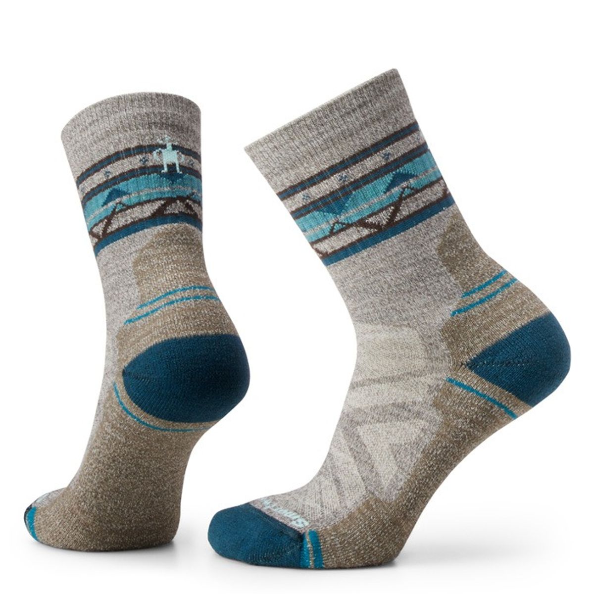 스마트울(SMARTWOOL) W H Light Cushion Zig Zag Valley Mid Crew Socks